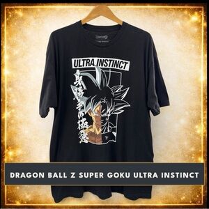 Dragon Ball Z Super Ultra Instinct Goku Graphic Tee Black 2X